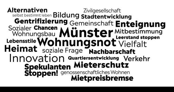 Bündnis "#msgua: Münster gehört uns allen" lädt zum ersten Vernetzungstreffen am 3. Mai 2019 ein